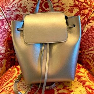Mansur Gavriel Silver Backpack